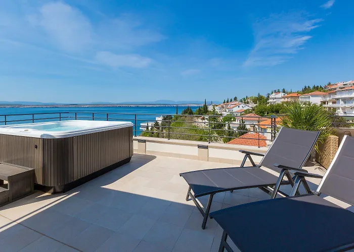 Traumhaftes Nur 100 Meter Zum Mit Sauna, Jacuzzi, Meerblick Appartement